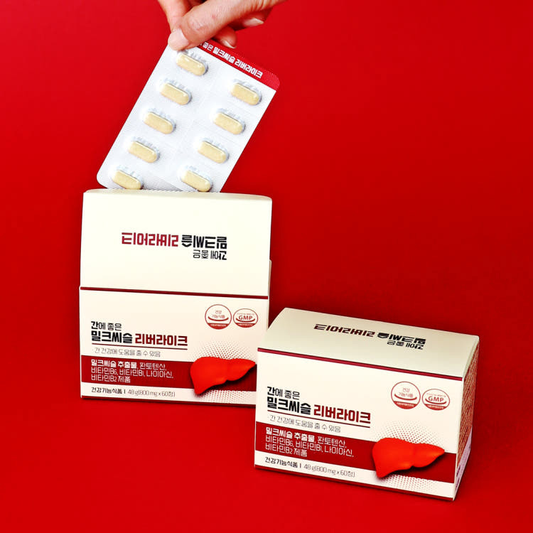 ODF 피로회복제 간에 좋은 영양제 밀크씨슬 리버라이크 800mg x 60정 2개월분