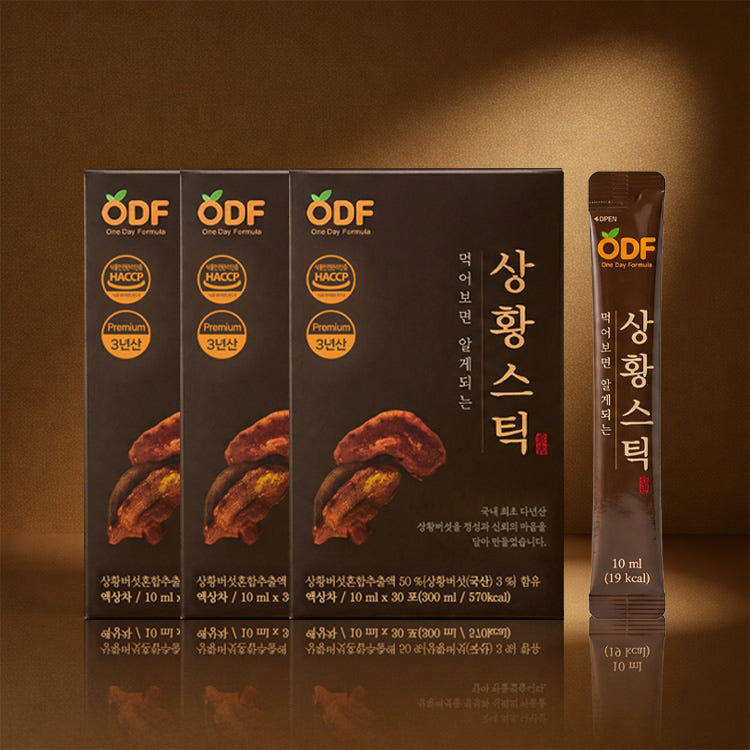 유기농 3년산 상황버섯즙 진액 먹어보면 알게되는 상황스틱 90포, 3개