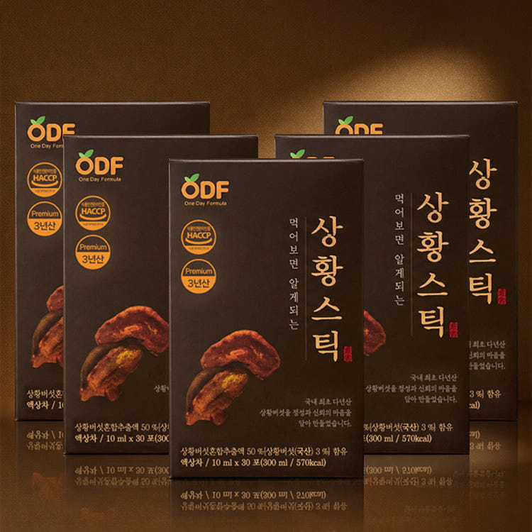 유기농 3년산 상황버섯즙 진액 먹어보면 알게되는 상황스틱 150포, 5개